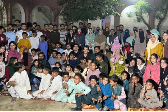 A community outreach program titled "ھمارے پیارے" was successfully organized by The Pharmacy Students Society IUB