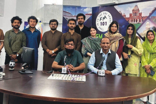 On the occasion of Pakistan Day 2026, IUB students performed in a special recording session at Radio Pakistan Bahawalpur