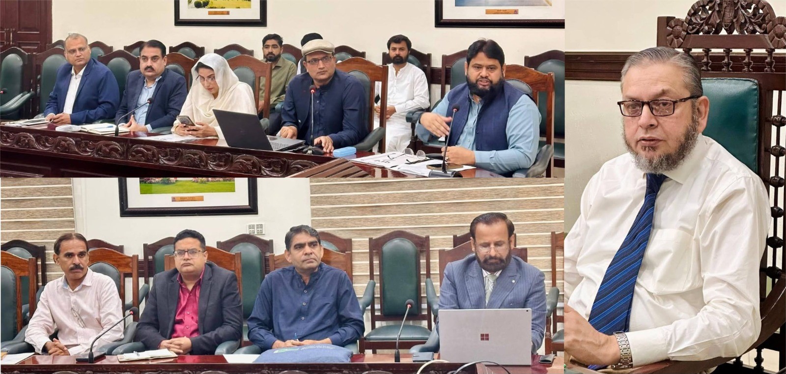 A meeting was held at IUB to review the implementation of the Environmental Policy 2026.
