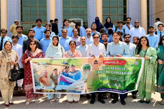 Panel discussion and awareness walk on the completion of one year of the Marka-e-Haq Bunyan un Marsoos.
