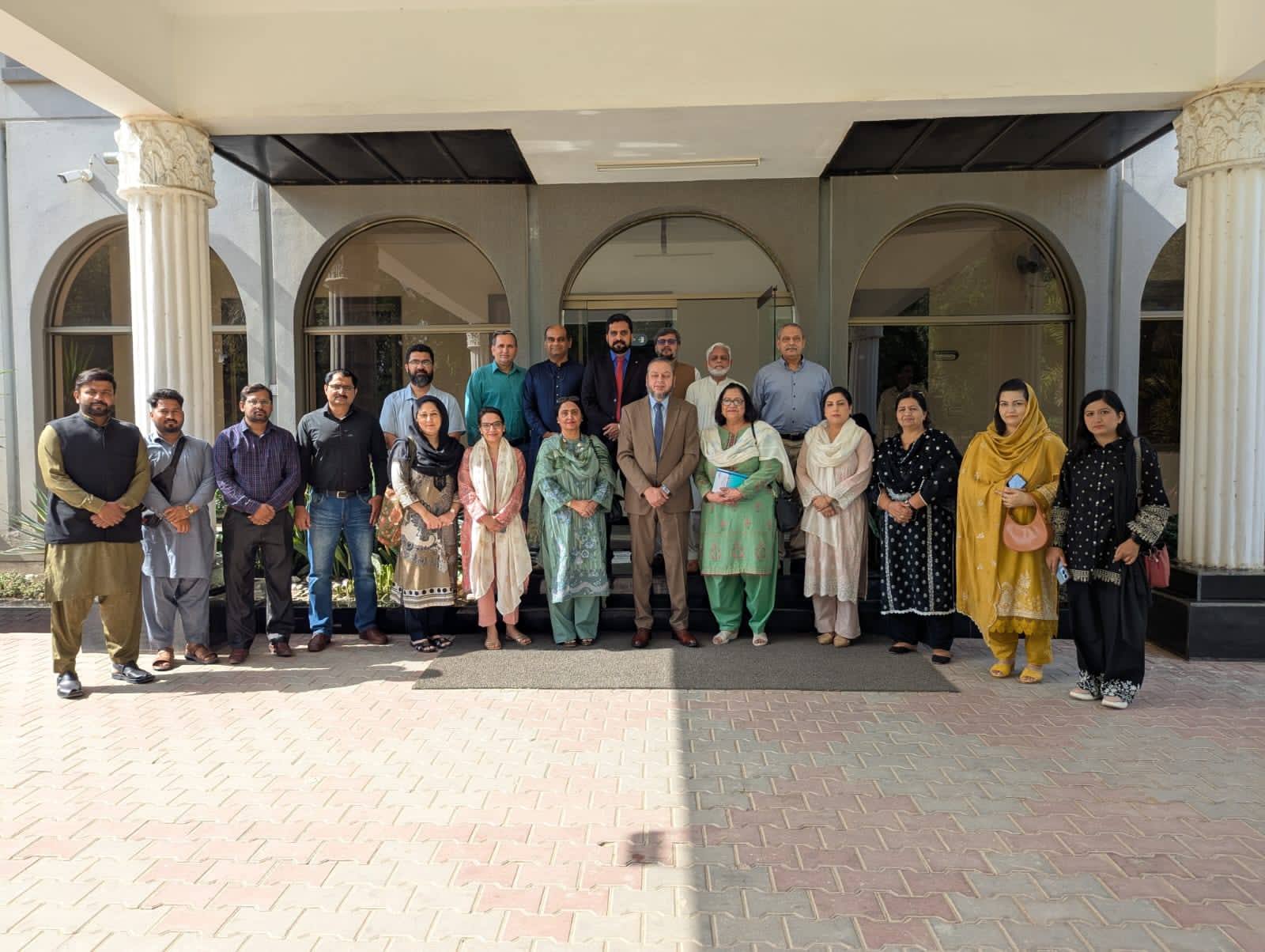 Delegation from UN Women Pakistan, the Royal Norwegian Embassy, and Kaarvan Crafts Foundation visited the IUB.