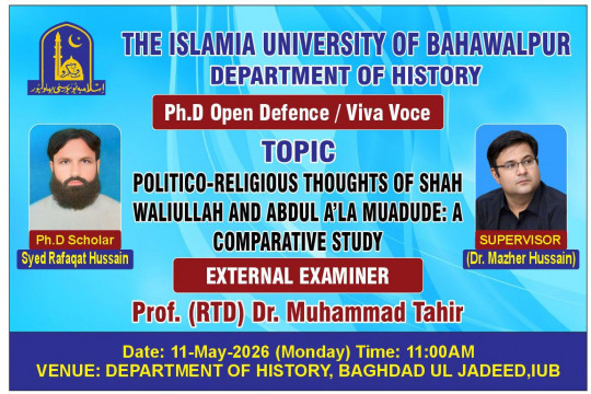 On May 11, 2026, the two PhD candidates at IUB's Department of History will have their open defense.