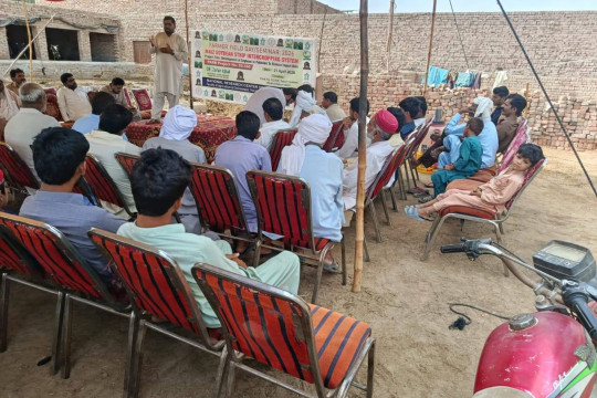 National Research Center of Intercropping, IUB organized a seminar at Chak No. 112/DB, Yazman, Bahawalpur