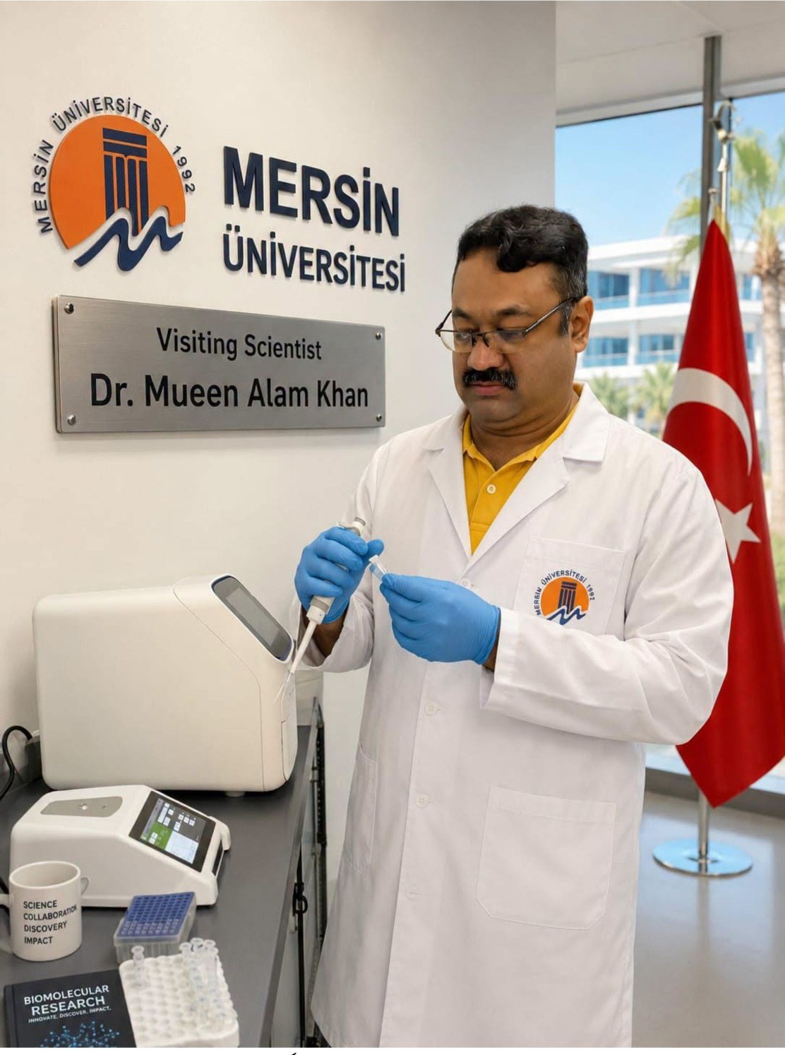 IUB Faculty Member Dr. Moin Alam Khan Wins Prestigious TÜBİTAK Fellowship