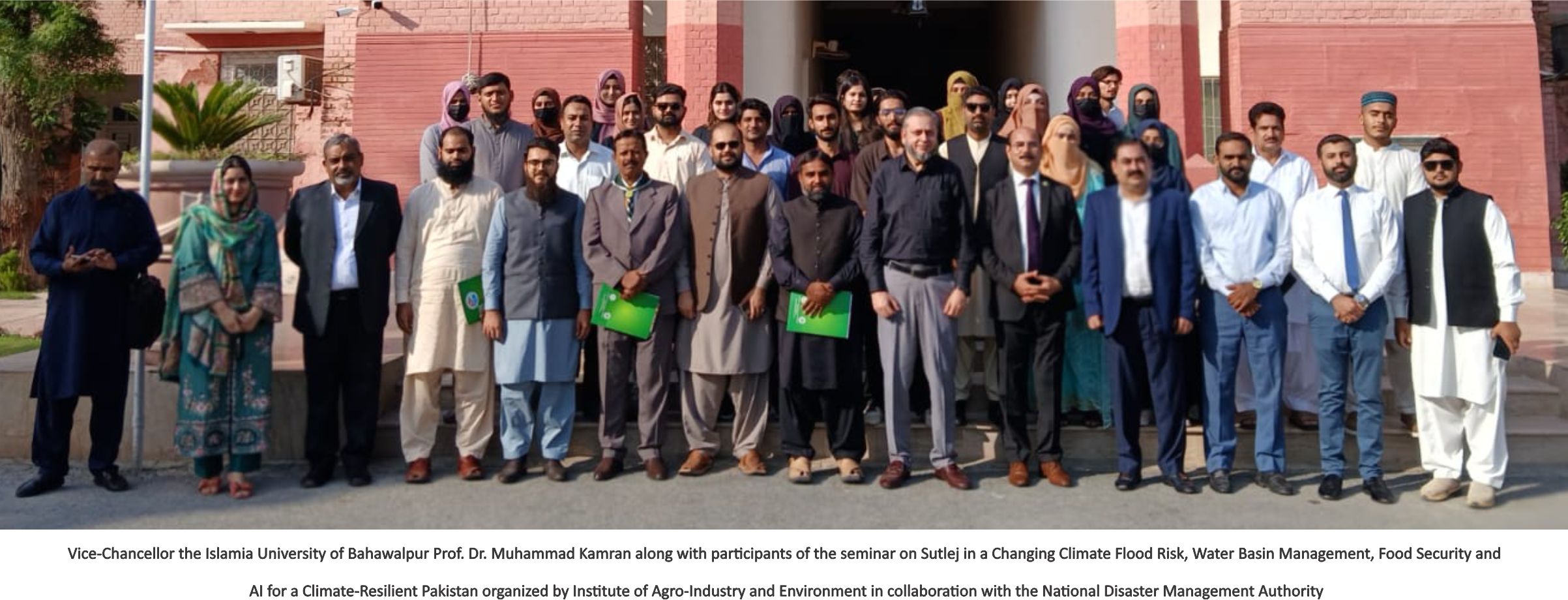 The Institute of Agro-Industry and Environment in collaboration with the NDMA organized a seminar at IUB