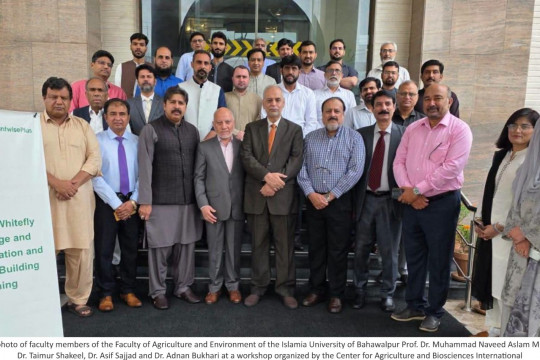 A Delegation of Faculty Members From the Faculty of Agriculture and Environment, IUB Participated in Training Workshop