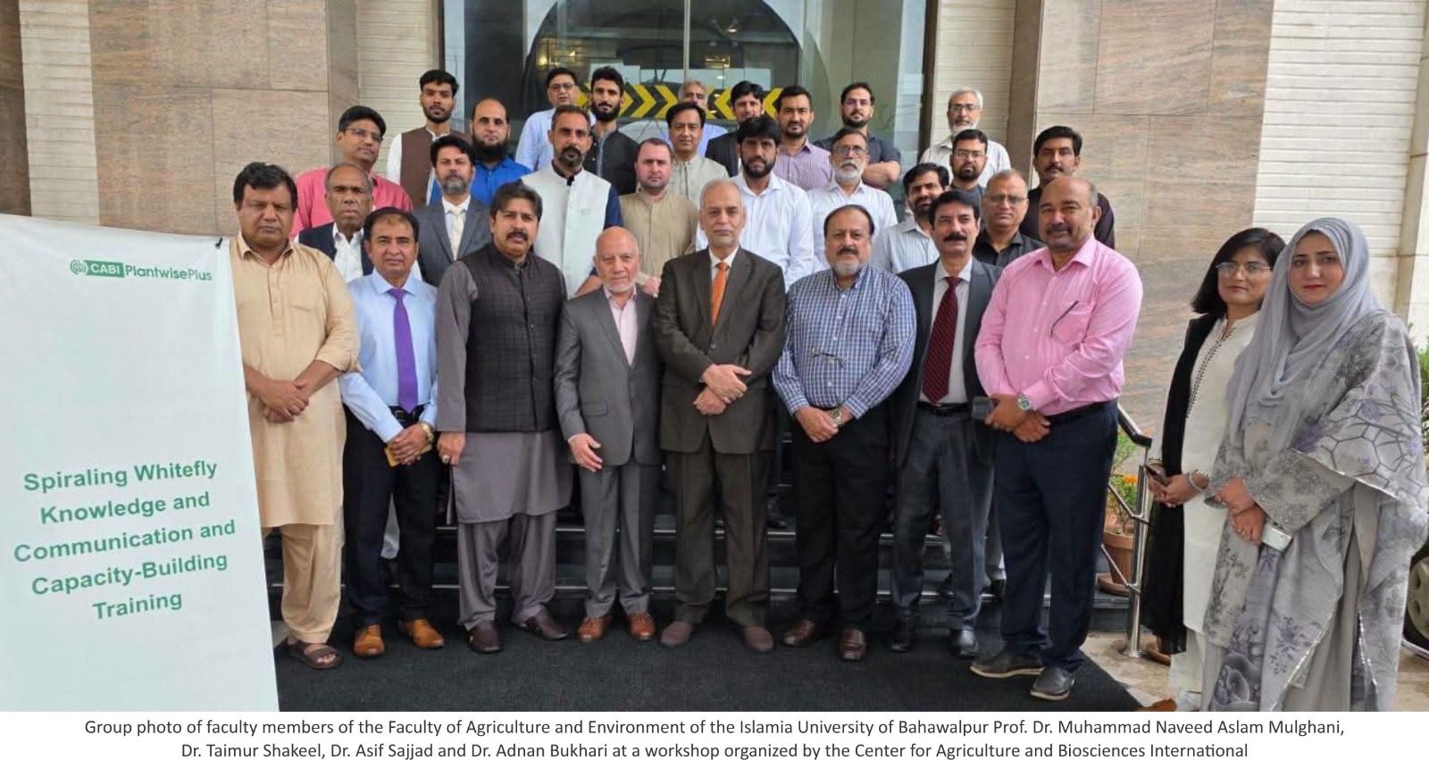A Delegation of Faculty Members From the Faculty of Agriculture and Environment, IUB Participated in Training Workshop