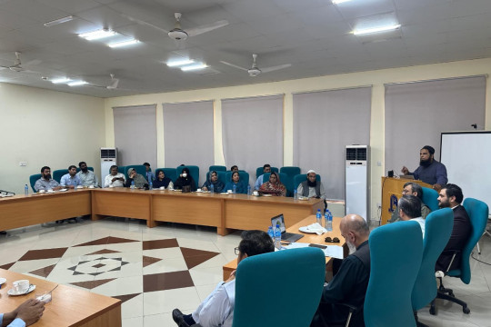 Awareness for Academic Faculty in Islamic Banking Program held at Faculty of Management Sciences & Commerce, IUB.