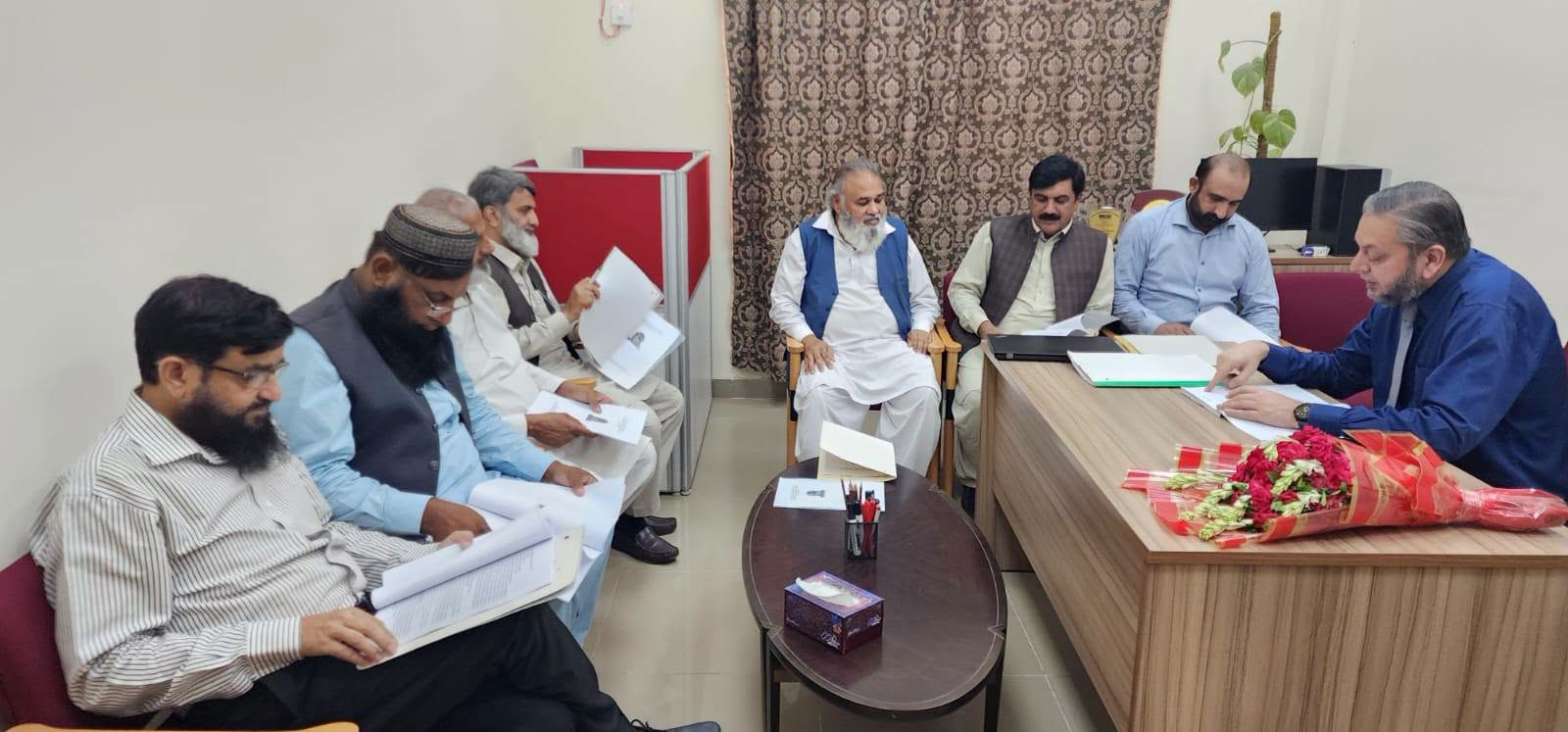 VC Prof. Dr. Muhammad Kamran attended the meeting of the Board of Studies of the Department of Statistics.
