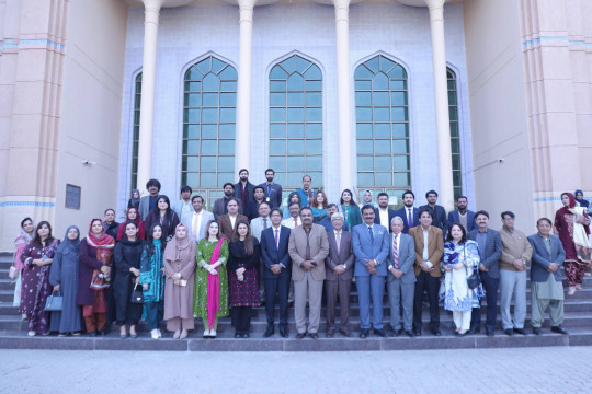 Grand retirement ceremony in honour of Prof. Dr. Muhammad Asif Khan, Chairman Department of English Literature.