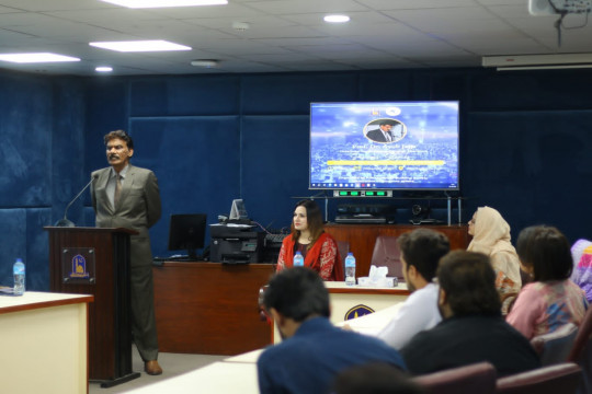 Prof. Dr. Muhammad Ayub Jajja delivered a talk on 'The Importance of Discipline in Life'