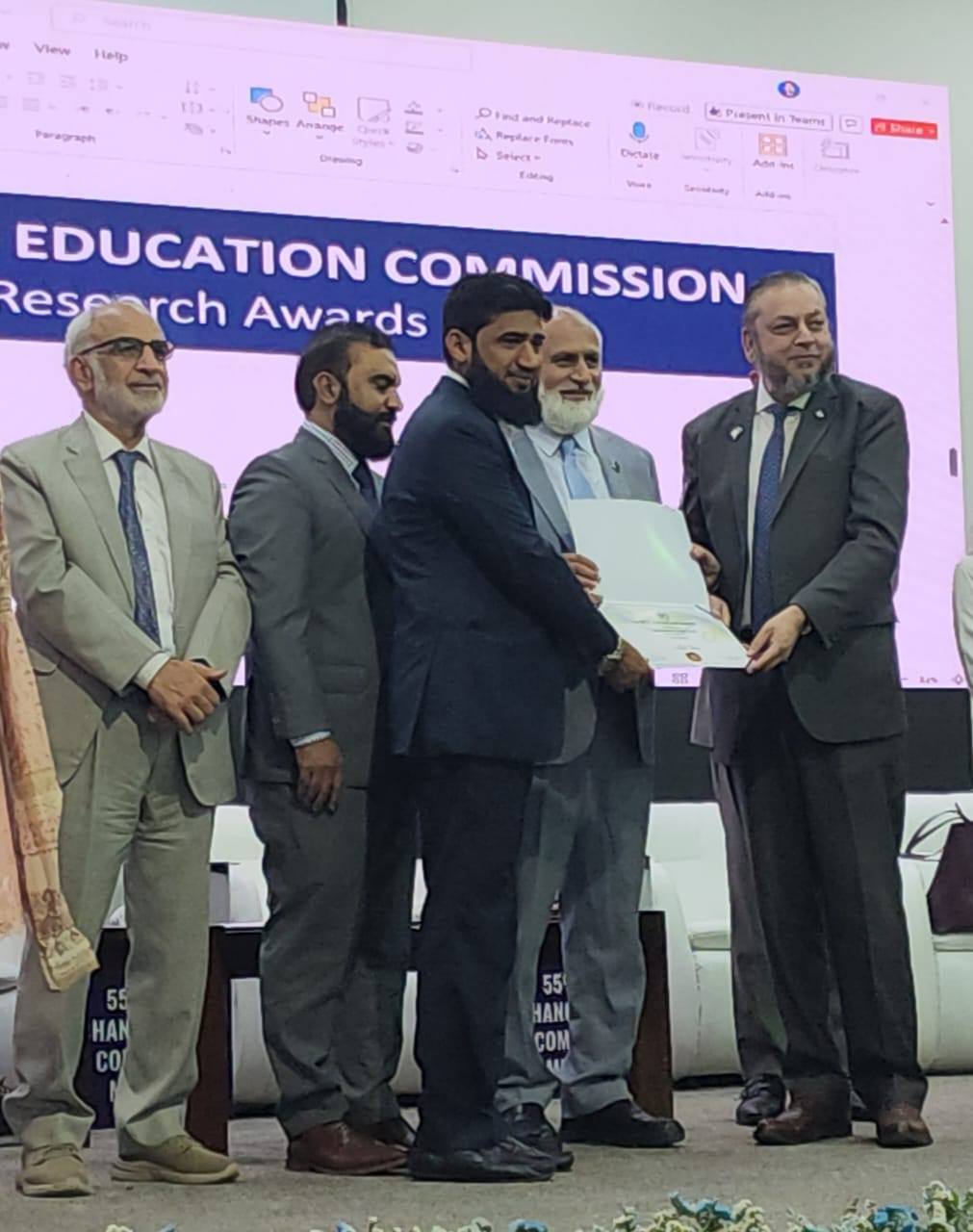 Dr. Khalid Mahmood of IUB has received the Best Young Researcher Award from HEC Pakistan.