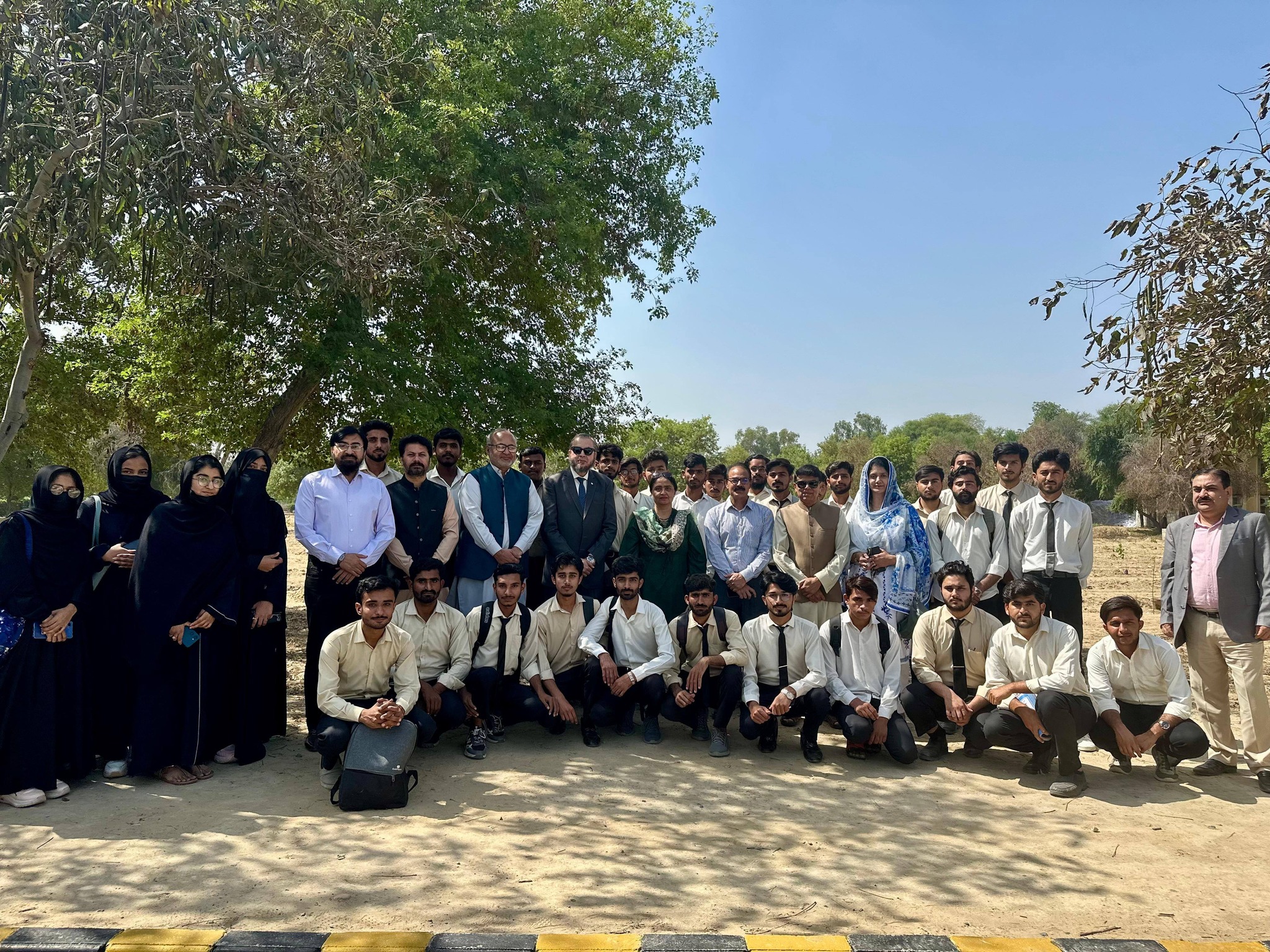 244 saplings were planted in the Sabzazar adjacent to the Faculty of Education under the auspices of IUB's Estate Care.