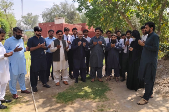 Tree plantation drive for a greener future at IUB Bahawalnagar campus