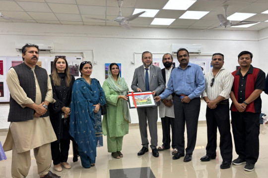 The Islamia University of Bahawalpur organized an Art Exhibition titled Workplace Harassment Breaking the Silence.