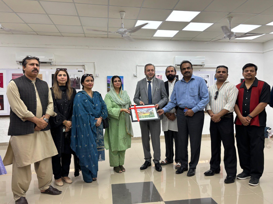 The Islamia University of Bahawalpur organized an Art Exhibition titled Workplace Harassment Breaking the Silence.