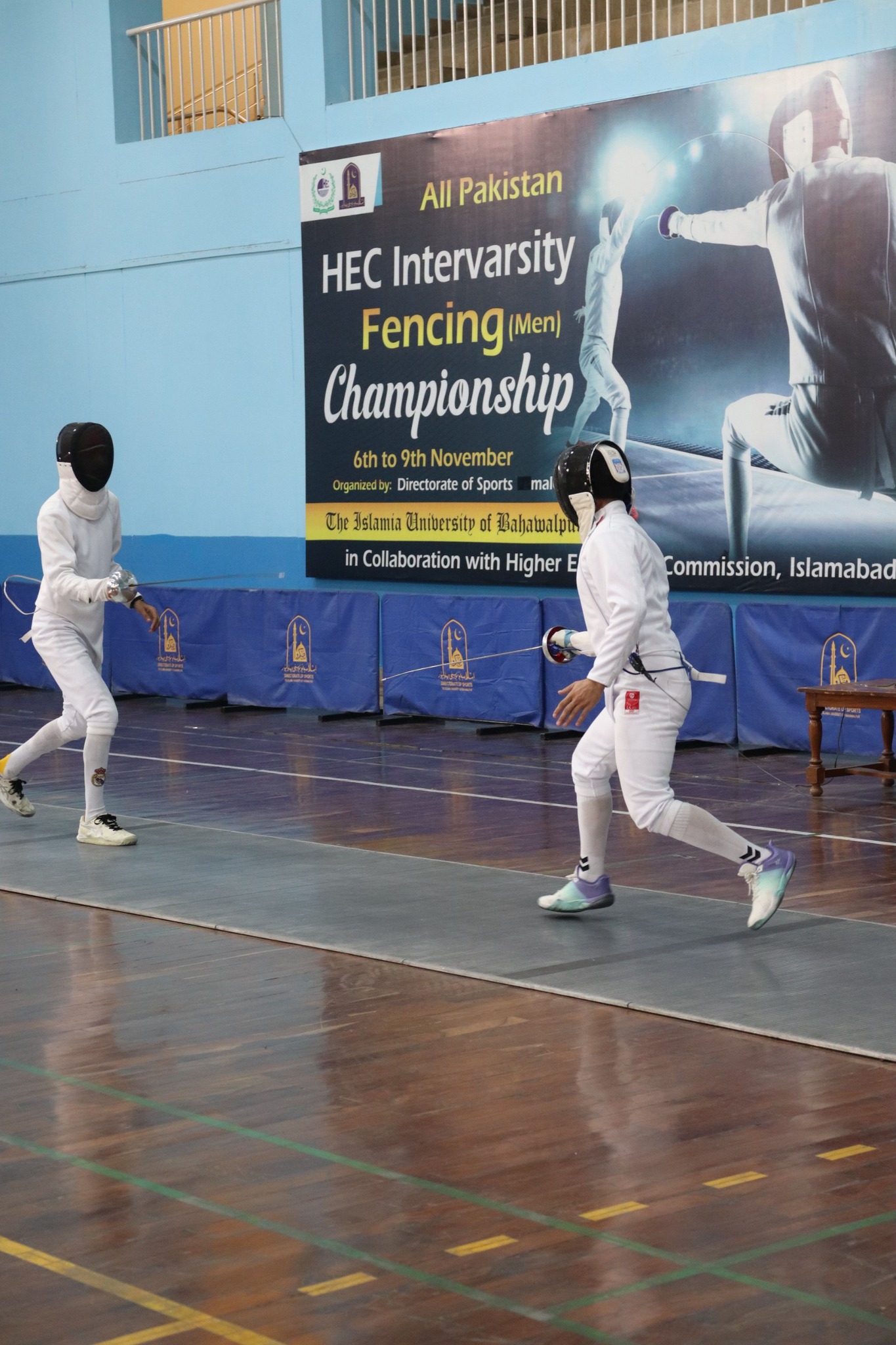 HEC All Pakistan Intervarsity Fencing (Men) Championship 2025-26 held at the IUB.