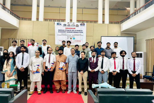 Celebration of the 1st year Marka-e-Haq Bunyan un Marsoos: Seminar on "Media Ethics as a Shield Against Disinformation"