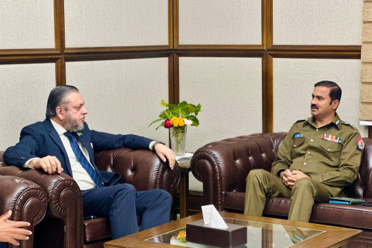 RPO Bahawalpur, DIG Ghazi Muhammad Salahuddin met with Vice Chancellor Prof. Dr. Muhammad Kamran.