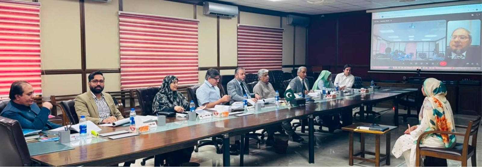 The selection board meeting for faculty positions in various departments was held at the IUB