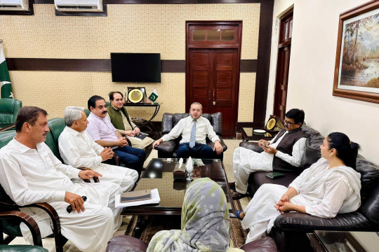 WASA Bahawalpur and LG&CDD Delegation met with VC IUB Prof. Dr. Muhammad Kamran