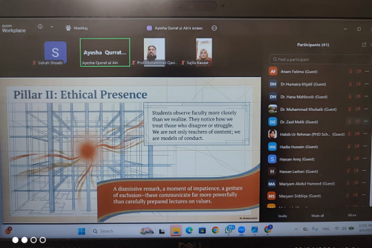 Webinar on "Shaping Minds, Building Character: The Role of Teachers in Fostering Peace and Tolerance"