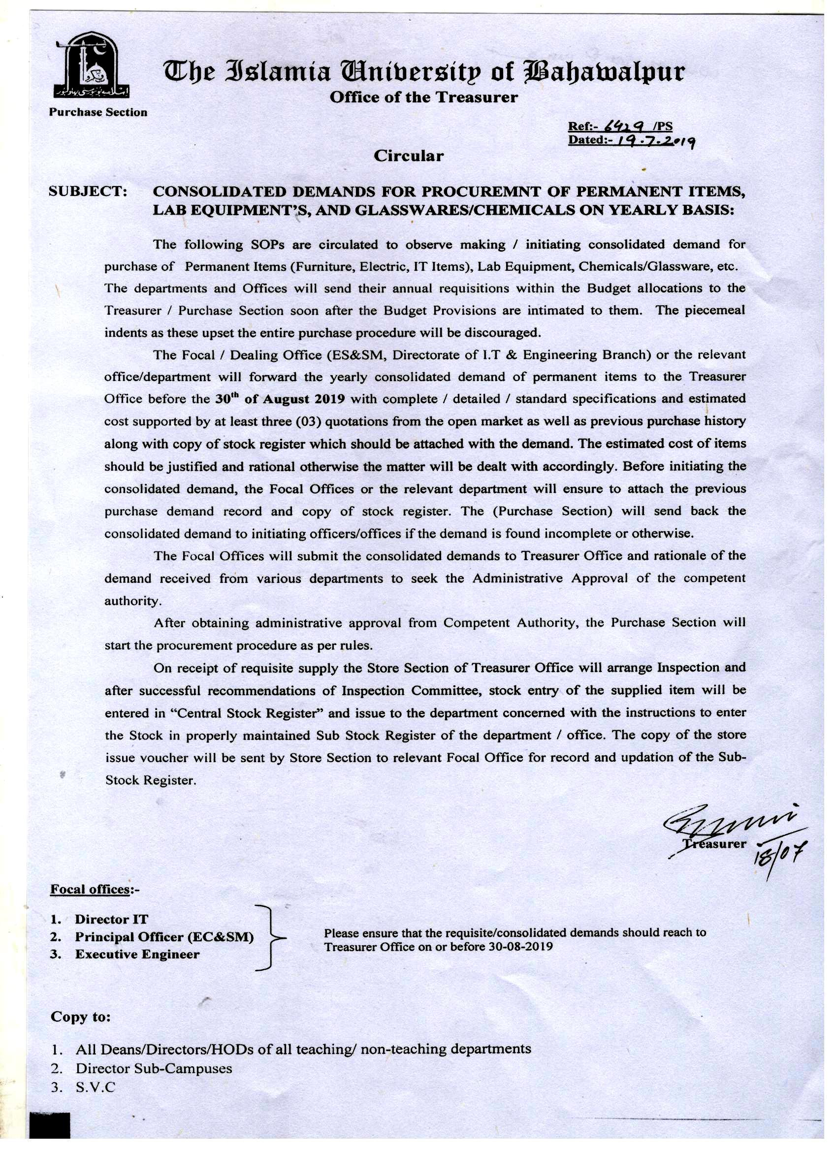 Circular-regarding-Annual-Demands