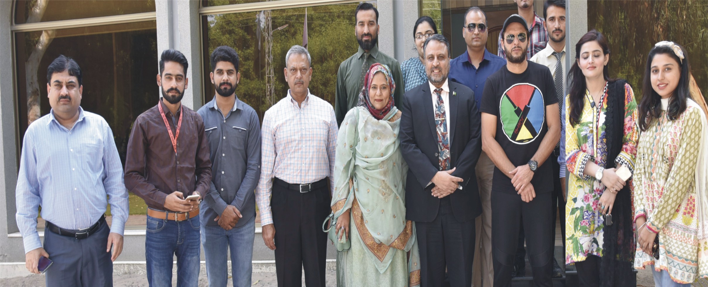Shahid Afridi Visit at IUB