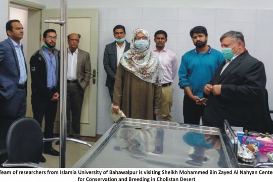A team of IUB Researchers visit Desert Research Center in Cholistan Desert
