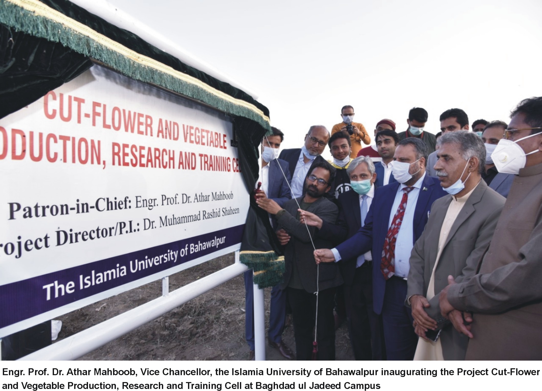 Inaugural Ceremony Cut Flower and Vegetable Production