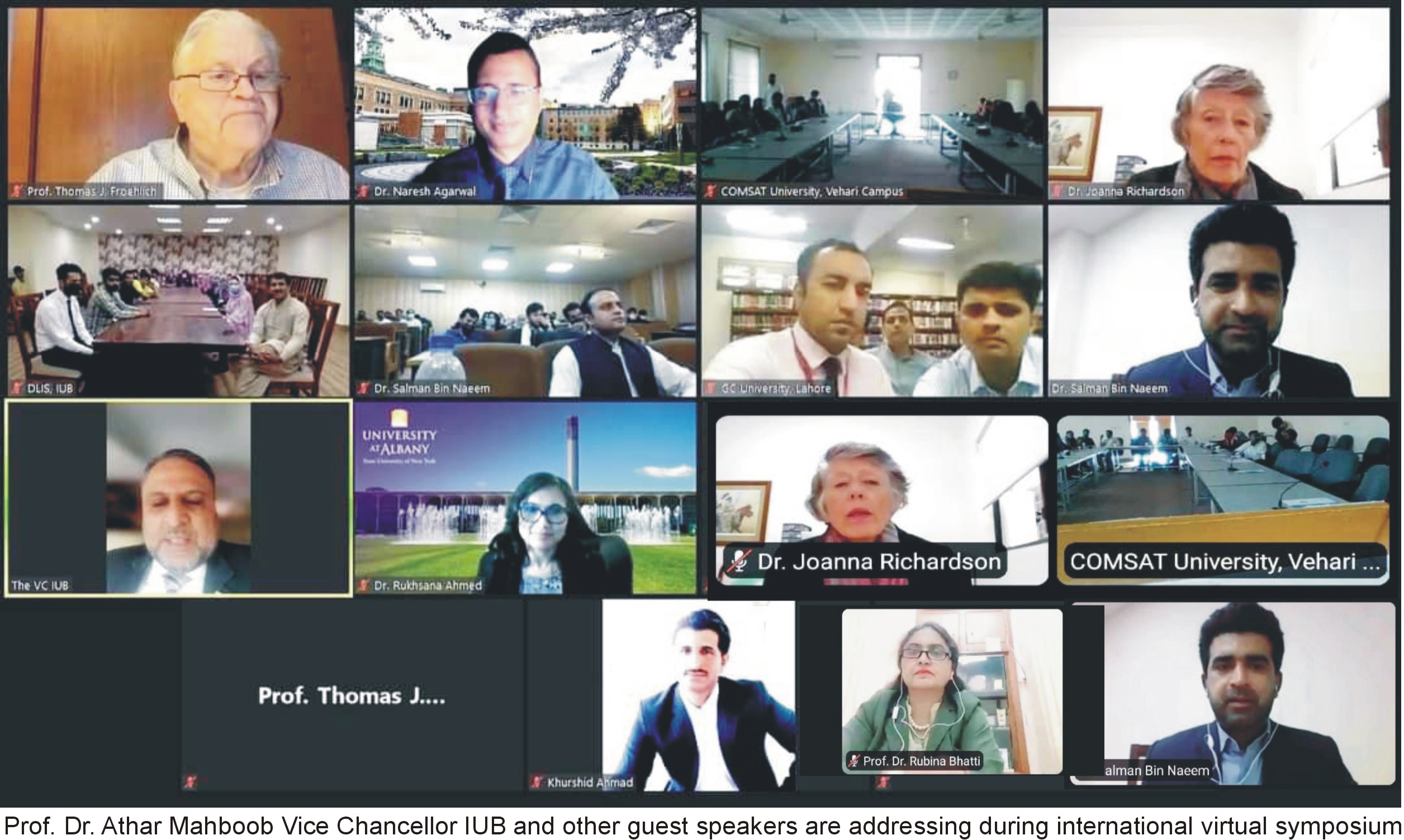 International Virtual Symposium by Physiology Department IUB-1