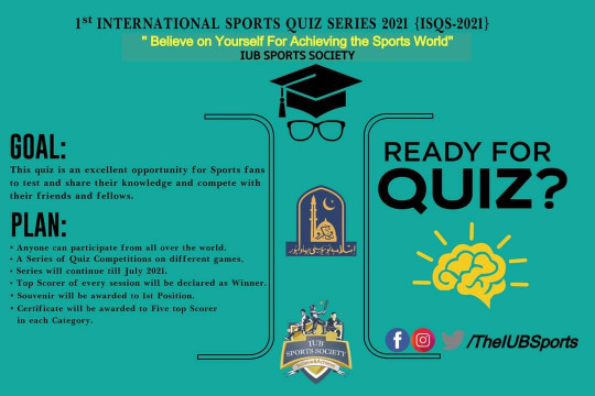 IUB Sports Society organizing International Sports Quiz Series