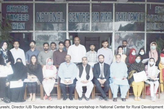 Director IUB Dost Participated in the National Center for Rural Development Islamabad